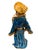 Ceramic Eugenio Pattarino Ceramic Sculpture of Chinese Man and Lady, Italian Chinoiserie For Sale - Image 7 of 18