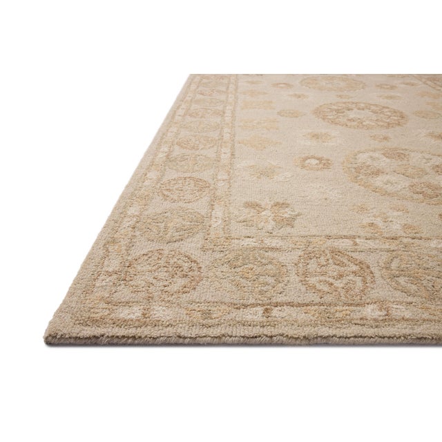 Traditional Chris Loves Julia x Loloi Dorothea Dove / Natural 11'-6" x 15' Area Rug For Sale - Image 3 of 7