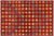 Modern Balochi Red/Blue Wool Rug - 3'3''x5'0'' For Sale - Image 10 of 11