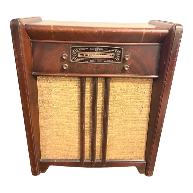 Vintage Philco 48-485 Tube Floor Radio Broadcast Receiver 6 Tube 1948 For Sale