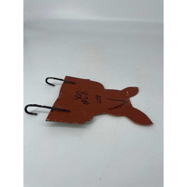 Mid 20th Century Whimsical Easter Rabbit Wall Hooks For Sale - Image 5 of 5