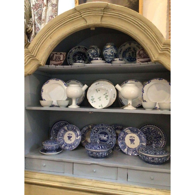 Antique Swedish Domed-Top Glazed Cabinet, 1700s For Sale - Image 3 of 18