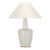 Barbara Barry by Visual Comfort Signature Paros 31" Table Lamp in Ivory with Linen Flare Shade For Sale