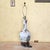 Vintage Chinoiserie Porcelain Table Lamp With Floral Garden Motif on Wood Base For Sale - Image 16 of 18