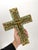 Gilt Ceramic Byzantine Crucifix by Marc Roussel, Vallauris, 1962 For Sale - Image 10 of 12