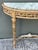Vintage French Giltwood Marble Top Demilune Console Tables - A Pair For Sale - Image 11 of 12