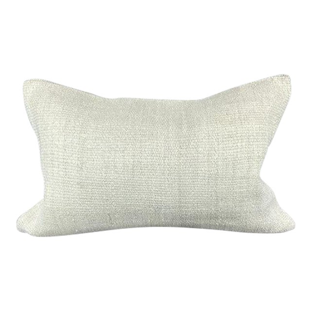 16 x 24 Hemp Pillow Turkish Cushion Natural White Pillow Cushion Cover For Sale