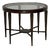 Vintage Glass and Walnut Coffee Table, 1940s For Sale