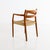 Mid-Century Modern Model 67 Dining Chair by Niels Möller for Jl Möller For Sale - Image 3 of 18