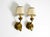 Mid-Century Modern Floral Wall Lamps in Brass, 1950s, Set of 2 For Sale - Image 4 of 18