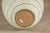 Cream Large Artisan Cream Glazed Ceramic Vase with Brown Striated Bands For Sale - Image 8 of 17