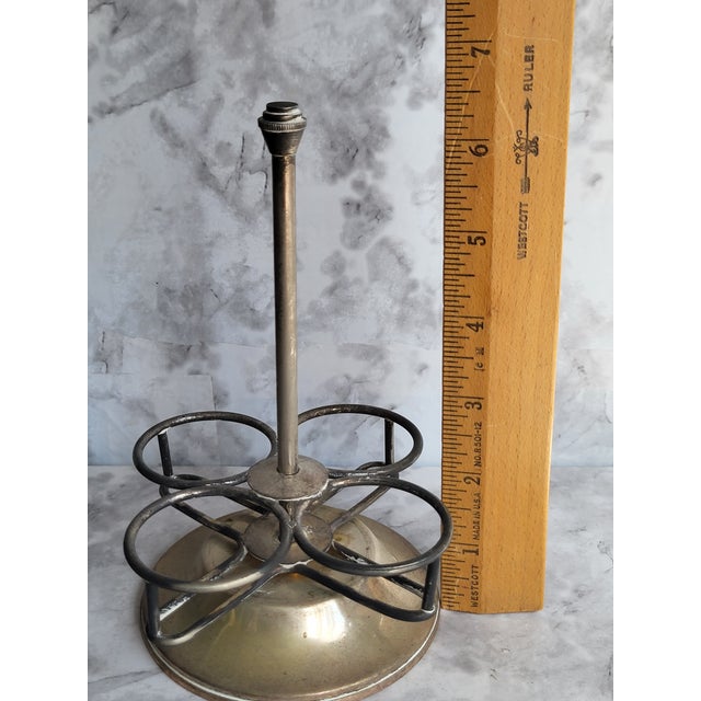 1940s Victorian-Style Brass Glass Condiment Set - 5 pcs For Sale - Image 12 of 13