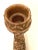 Wood Hand Carved Antique Wood Candle Holder For Sale - Image 7 of 10
