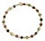 Vintage 18k Gold Blue and Green Sapphire and Ruby Bracelet For Sale