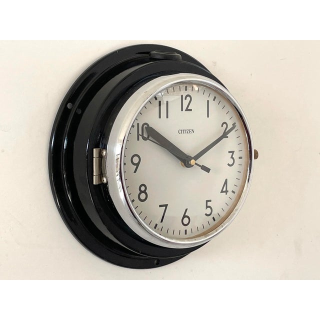 Citizen Maritime wall Clock, Nautical Slave Clock, Navigation Industrial Ship Boat Retro Wall Clock Analog Marine Time...