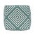 Tribal Vintage Turquoise & White Beaded Bamboo Box Large For Sale - Image 3 of 4