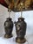 Antique Japanese Meiji Bronze Bird Vases Table Lamps - a Pair For Sale - Image 4 of 5