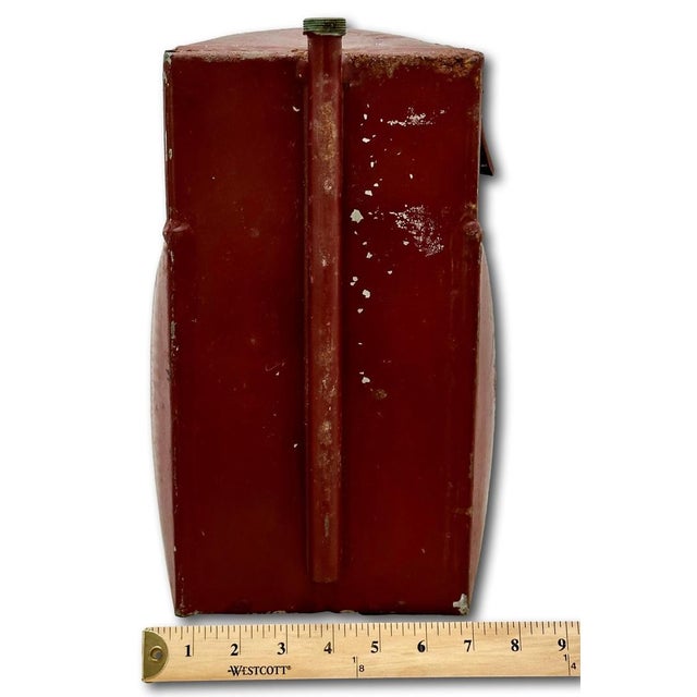 Rare Antique Mid 1850s Boston Massachusetts Home Lighting Natural Gas Meter Now for Unique Decorator Item For Sale - Image 18 of 18