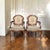 French Early 20th Century Pair of Louis XV-Style Carved Wood Armchairs With Tapestry Upholstery For Sale - Image 3 of 17