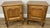 Bring timeless French charm to your home with this elegant pair of Vintage French Louis bedside tables. Featuring graceful...