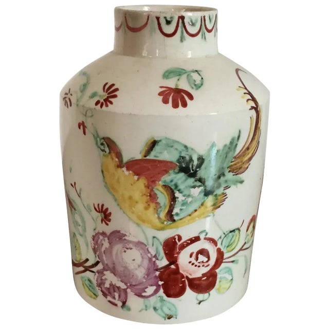 18th Century English Staffordshire Pearlware Tea Caddy For Sale - Image 10 of 10