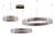 Collection Orione Chandelier in Metal and Crystal by Jago For Sale