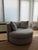 Contemporary Room & Board Eos Swivel Chair For Sale - Image 3 of 6