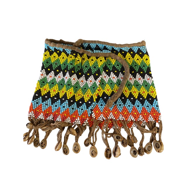 Tribal Ceremonial Skirt Kirdi Beaded Cache Sex Pikuran Cameroon For Sale In New York - Image 6 of 11