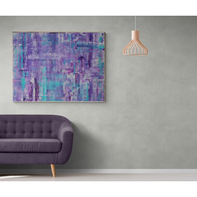 "Skipping Stones" Contemporary Abstract Painting by Lisa Finlayson For Sale - Image 10 of 10