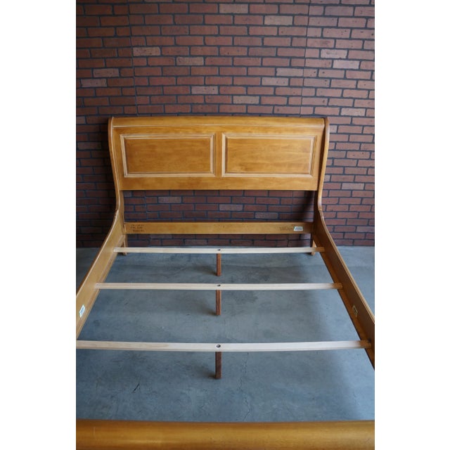Ethan Allen Country French Queen Sleigh Bed For Sale - Image 6 of 6