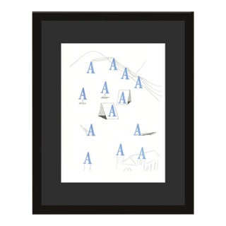 1991 'A' From 'Hockney's Alphabet' by David Hockney For Sale