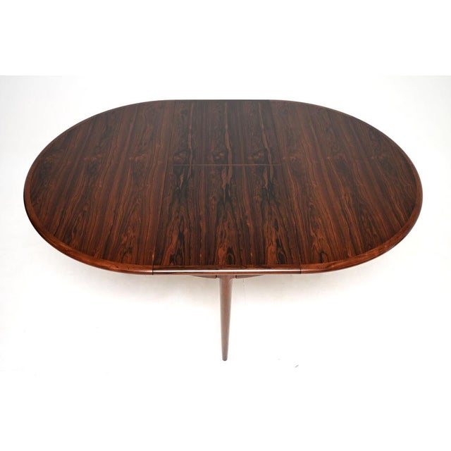 Brown Vintage Danish Extending Dining Table by Niels Moller from J.L. Møllers, 1960s For Sale - Image 8 of 15