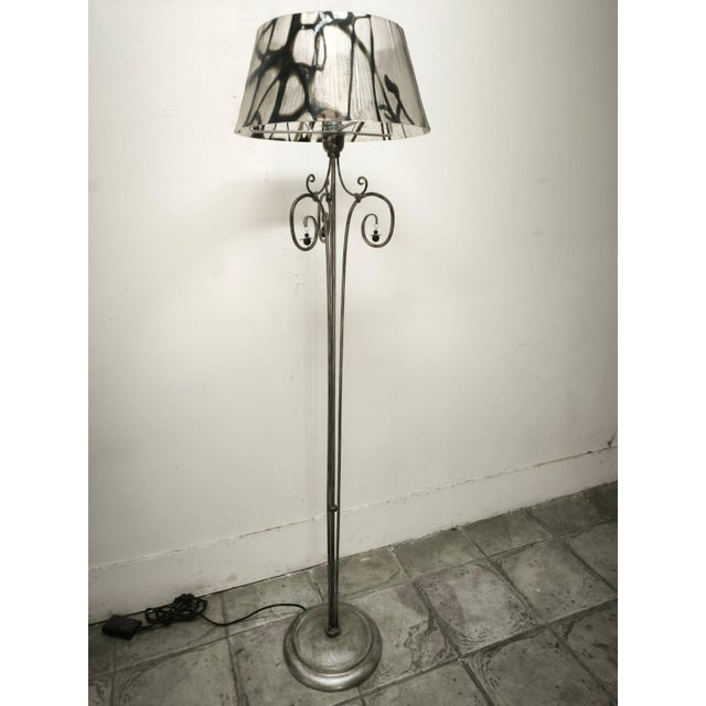 Floor Lamp with Murano Glass, 1980s For Sale - Image 6 of 15