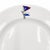 Ceramic Vintage New York Yacht Club Nautical Burgee Flag Plate For Sale - Image 7 of 11