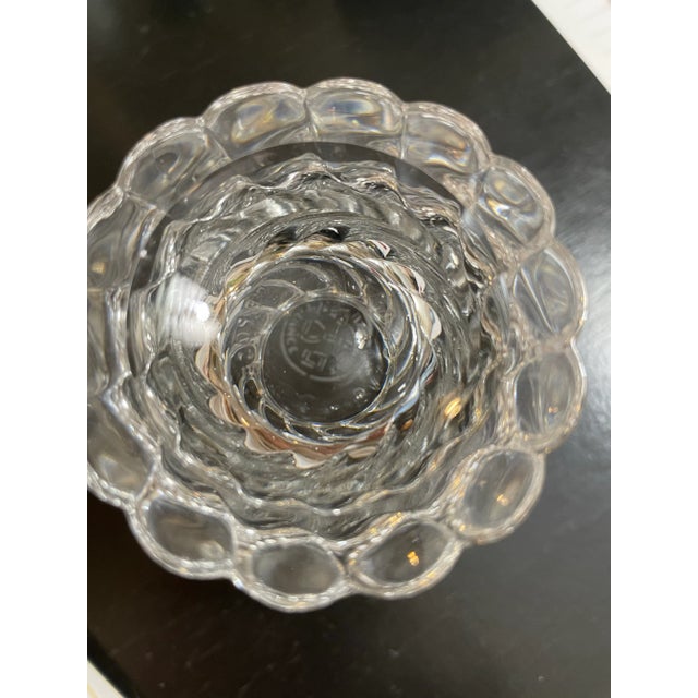 1980s Baccarat Crystal Honey Pot With Lid and Spoon For Sale - Image 5 of 5