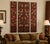 Hollywood Regency Oversized Burgundy Gold Tree of Life Wood Wall Art – 3-Piece Sculpture Decor For Sale - Image 3 of 4