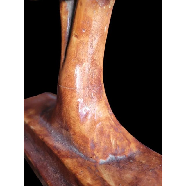 Rococo 20th Century Rococo Style Regency Pagoda Rust Green Carved Wood Tall Wall Mirror For Sale - Image 3 of 12