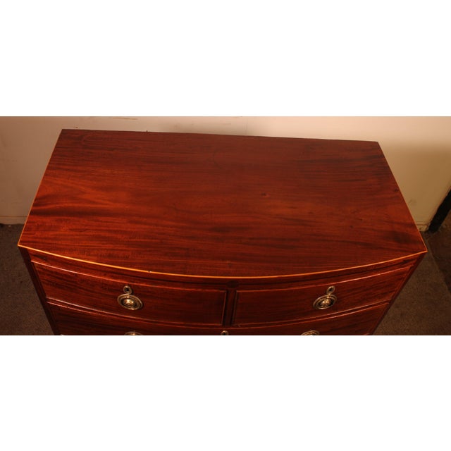 Regency Bombé Commode, 1800s For Sale - Image 6 of 14