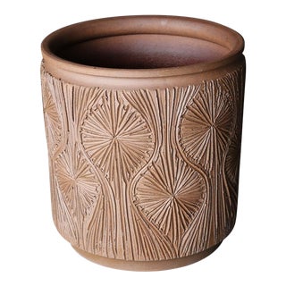 David Cressey & Robert Maxwell Teardrop Sunburst Planter for Earthgender, C.1970 For Sale