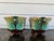 Ceramic Pair Antique French Majolica Jardinières Insect Musician Cache Pot Planter C1880 For Sale - Image 7 of 18