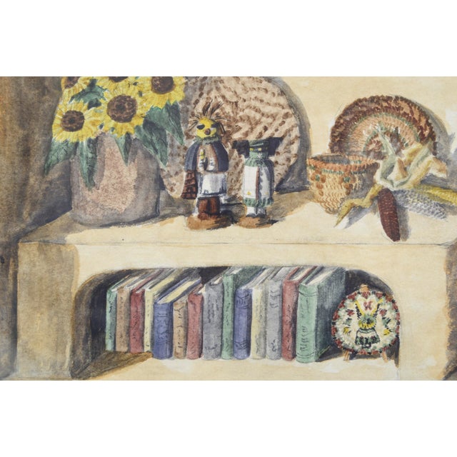 Late 20th Century Southwest Living Room Interior Still Life 1997 For Sale - Image 5 of 6
