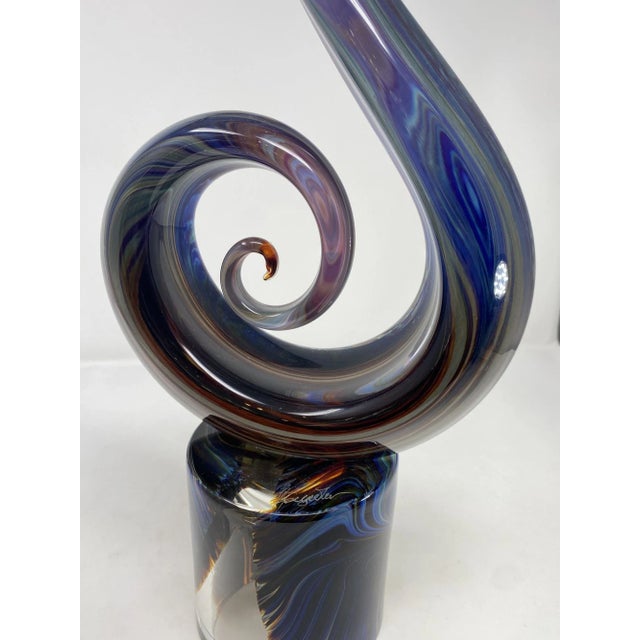 "Nodo" Curl Sculpture From Murano, Italy For Sale - Image 4 of 6