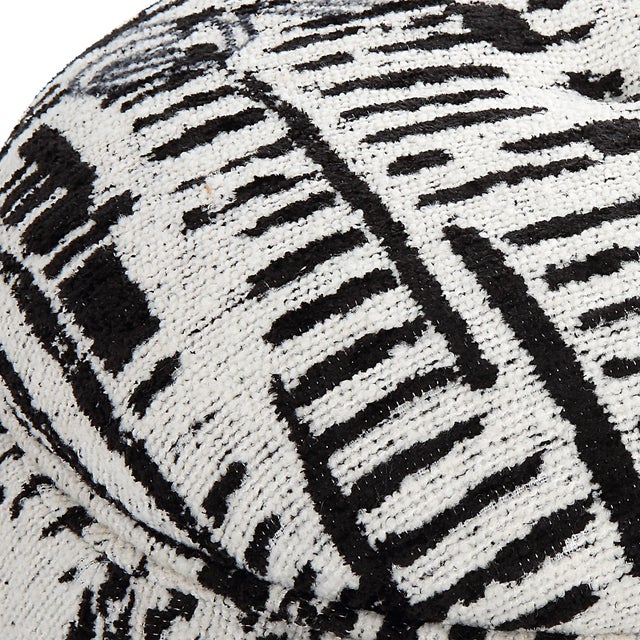 Dialogue Poof Ottoman For Sale In Chicago - Image 6 of 7