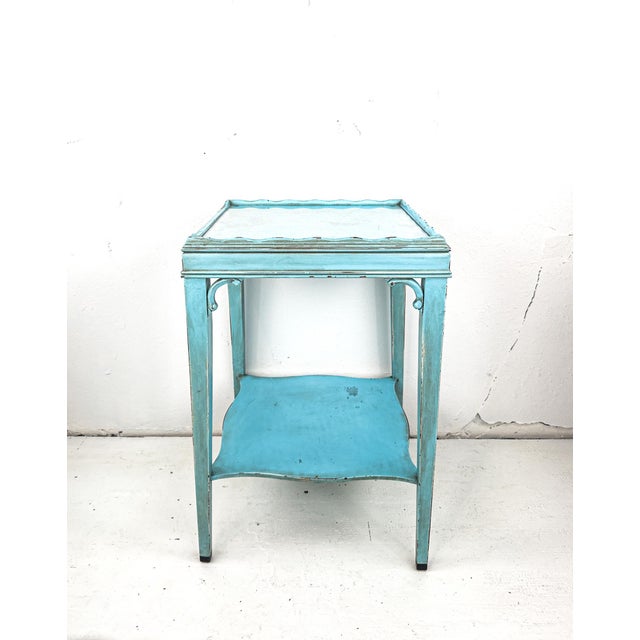 Mid-Century Modern Vintage Refurbished Side Table For Sale - Image 3 of 15
