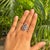 1 Ct Blue Sapphire & Diamond Multi Row Statement Ring Size 5.5 in 14k White Gold For Sale - Image 10 of 16