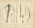 19th-Century Hand-Coloured Lithograph of Medieval Crossbow, Arrows, and Bows : This beautifully hand-coloured lithograph...