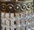 1960s Vintage Neoclassical French Empire Style Crystal Basket Chandelier - As Is For Sale - Image 5 of 6