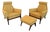 1960s Sculptural Mid-Century Modern Adrian Pearsall Style High Back Lounge Chair Set For Sale