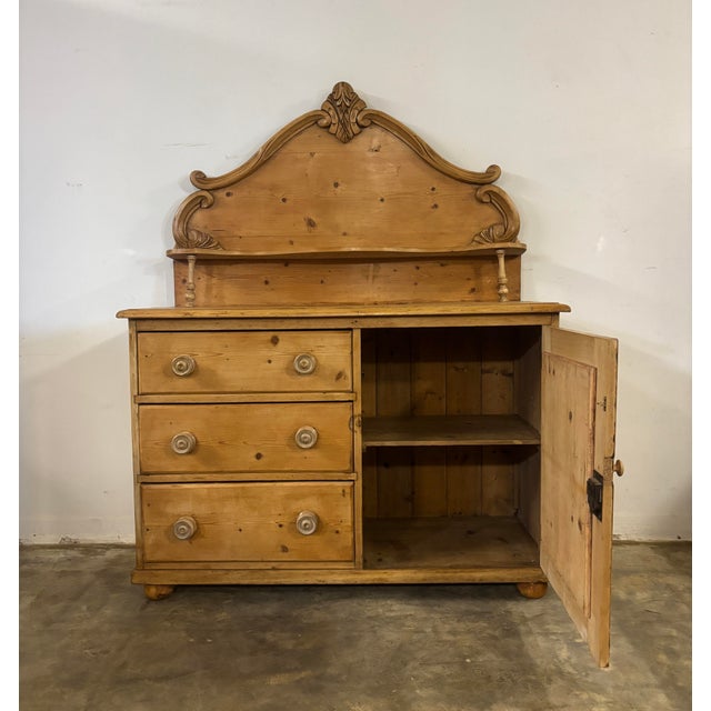 19th Century English Pine Chiffonier For Sale - Image 4 of 7