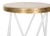 2020s Roberts Barstool in White & Gold For Sale - Image 5 of 7
